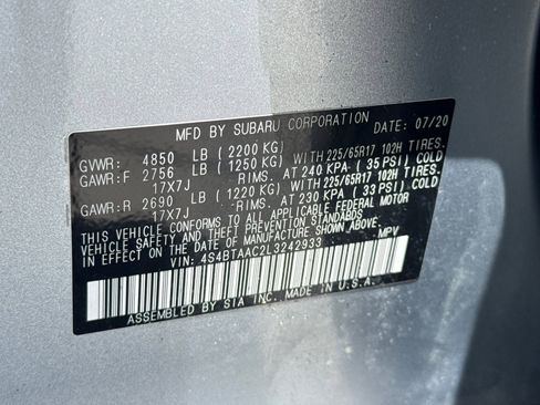 Used 2020 Subaru Outback AWD/4WD image 20