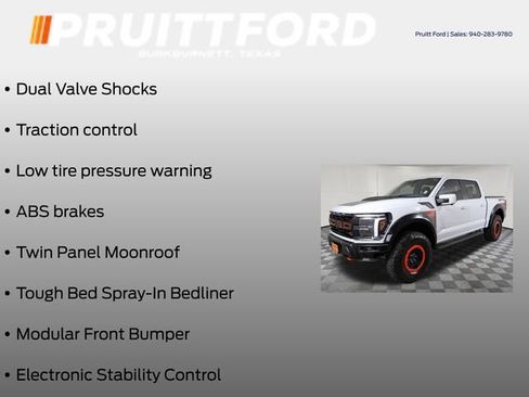 Used 2025 Ford F150 Raptor w/ Equipment Group 803A Raptor R AWD/4WD image 31