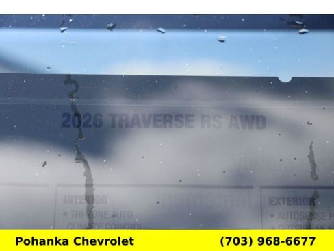New 2026 Chevrolet Traverse RS AWD/4WD image 28