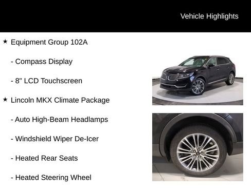 Used 2017 Lincoln MKX Reserve w/ Lincoln MKX Climate Package image 7