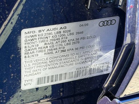 New 2026 Audi Q3 quattro 2.0T AWD/4WD image 26