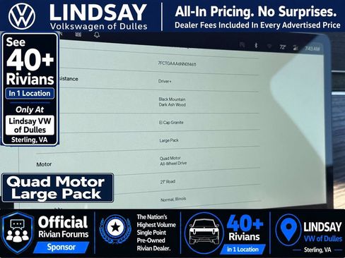 Used 2022 Rivian R1T Adventure AWD/4WD image 23