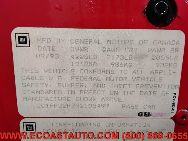 Used 1994 Chevrolet Camaro Z28 RWD image 17