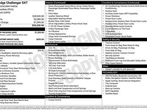 Used 2022 Dodge Challenger SXT w/ Blacktop Package image 15