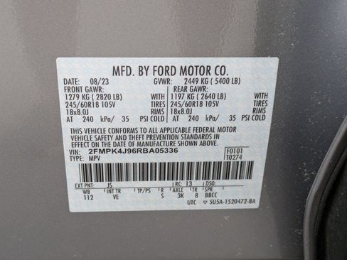 Certified 2024 Ford Edge SEL w/ Convenience Package AWD/4WD image 26