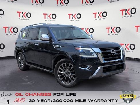 Certified 2024 Nissan Armada Platinum w/ Captain's Chairs Package AWD/4WD image 1