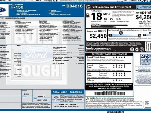 Used 2023 Ford F150 XL w/ Trailer Tow Package image 2