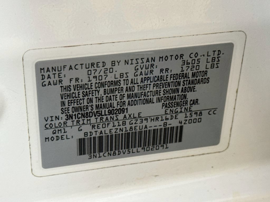 Used 2020 Nissan Versa S FWD image 30