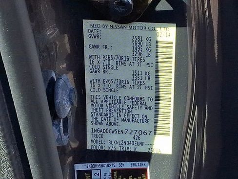 Used 2014 Nissan Frontier SV w/ SV Value Truck Package image 29