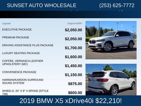 Used 2019 BMW X5 xDrive40i AWD/4WD image 26