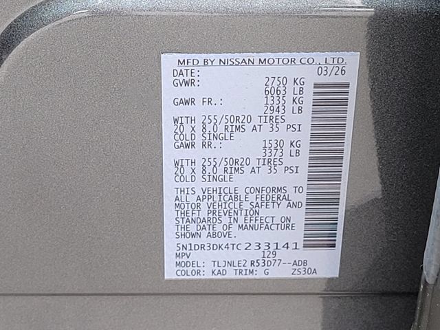 Used 2026 Nissan Pathfinder Platinum AWD/4WD image 15