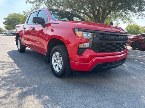 Used 2025 Chevrolet Silverado 1500 Custom w/ LPO, Dark Essentials Package RWD image 1