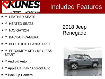 Used 2018 Jeep Renegade Limited w/ UConnect 8.4 Nav Group