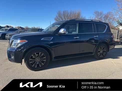 Used 2019 Nissan Armada Platinum w/ Captain's Chairs Package image 1