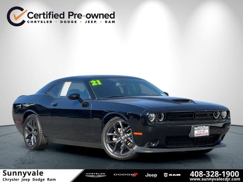 Certified 2021 Dodge Challenger R/T w/ Blacktop Package RWD image 1