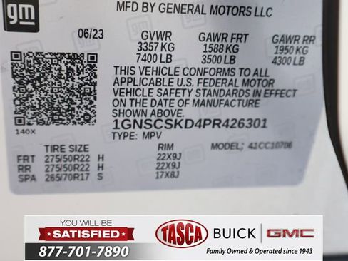 Used 2023 Chevrolet Tahoe Premier w/ Premium Package 2 RWD image 35