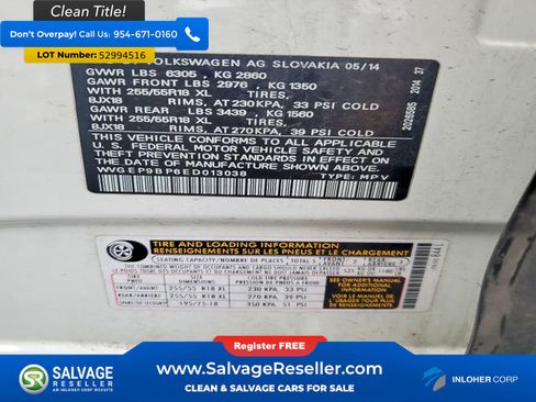 Used 2014 Volkswagen Touareg Sport AWD/4WD image 17