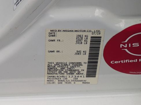 Used 2020 Nissan Altima 2.5 SR w/ Premium Package image 33