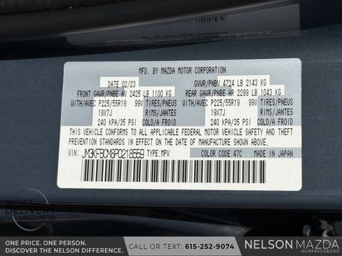 Certified 2023 MAZDA CX-5 Carbon Edition AWD/4WD image 29