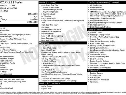 Used 2021 MAZDA MAZDA3 s image 4