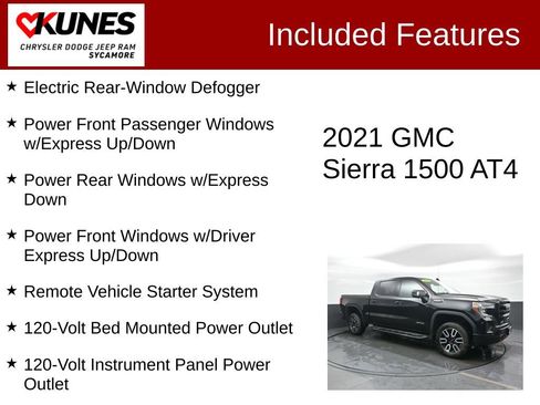 Used 2021 GMC Sierra 1500 AT4 AWD/4WD image 4