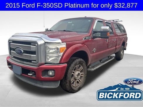 Used 2015 Ford F350 Platinum w/ Platinum Package image 1