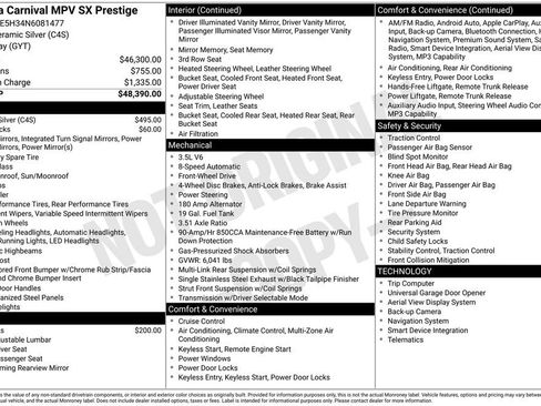 Used 2022 Kia Carnival SX Prestige FWD image 44