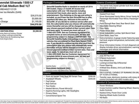 Used 2016 Chevrolet Silverado 1500 LT w/ All Star Edition image 13