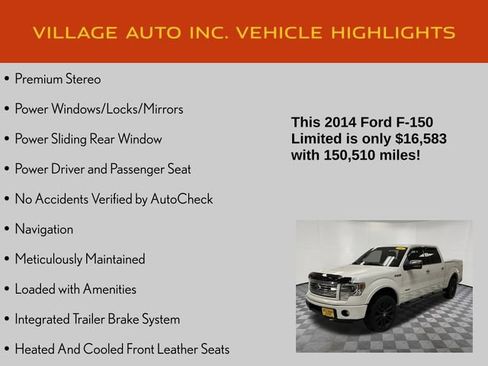 Used 2014 Ford F150 Limited image 14