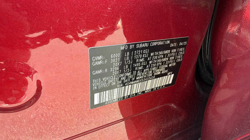 Used 2025 Subaru Ascent Bronze Edition AWD/4WD image 30