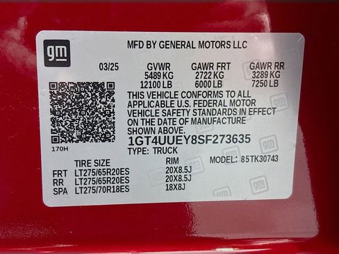 New 2025 GMC Sierra 3500 SLT w/ SLT Convenience Package image 33