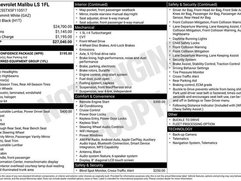 Used 2025 Chevrolet Malibu LS w/ Driver Confidence Package image 35