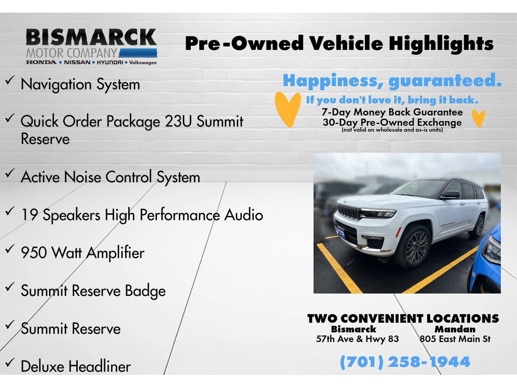 Used 2023 Jeep Grand Cherokee L Summit AWD/4WD image 8