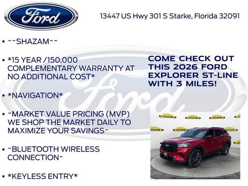 New 2026 Ford Explorer ST-Line RWD image 5