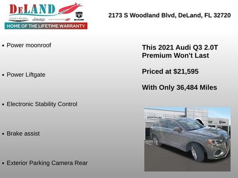 Used 2021 Audi Q3 2.0T Premium AWD/4WD image 2