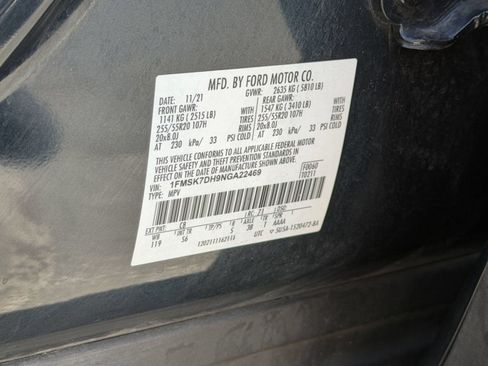 Used 2022 Ford Explorer XLT w/ Equipment Group 202A RWD image 25