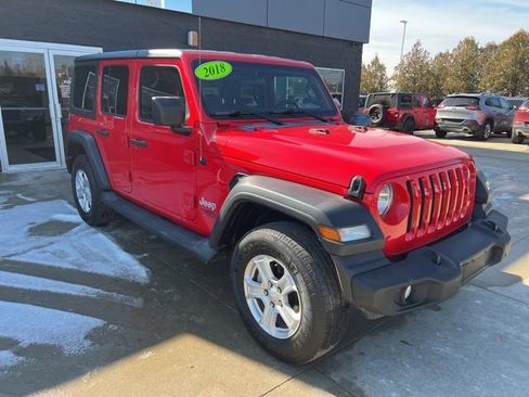 Certified 2018 Jeep Wrangler Unlimited Sport S image 1