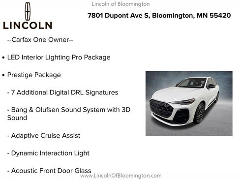 Used 2025 Audi SQ5 Prestige w/ Prestige Package AWD/4WD image 5