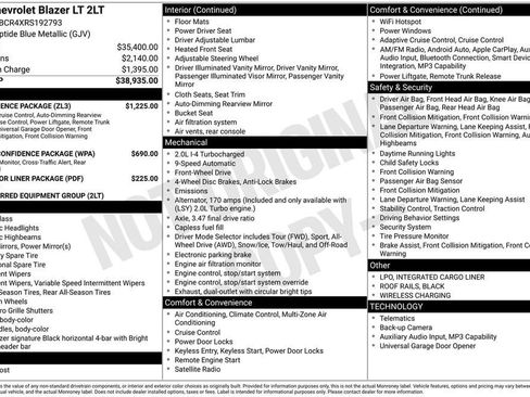 Used 2024 Chevrolet Blazer LT w/ Convenience Package FWD image 29