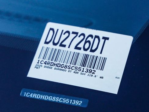 New 2025 Dodge Durango GT w/ Blacktop Package image 33