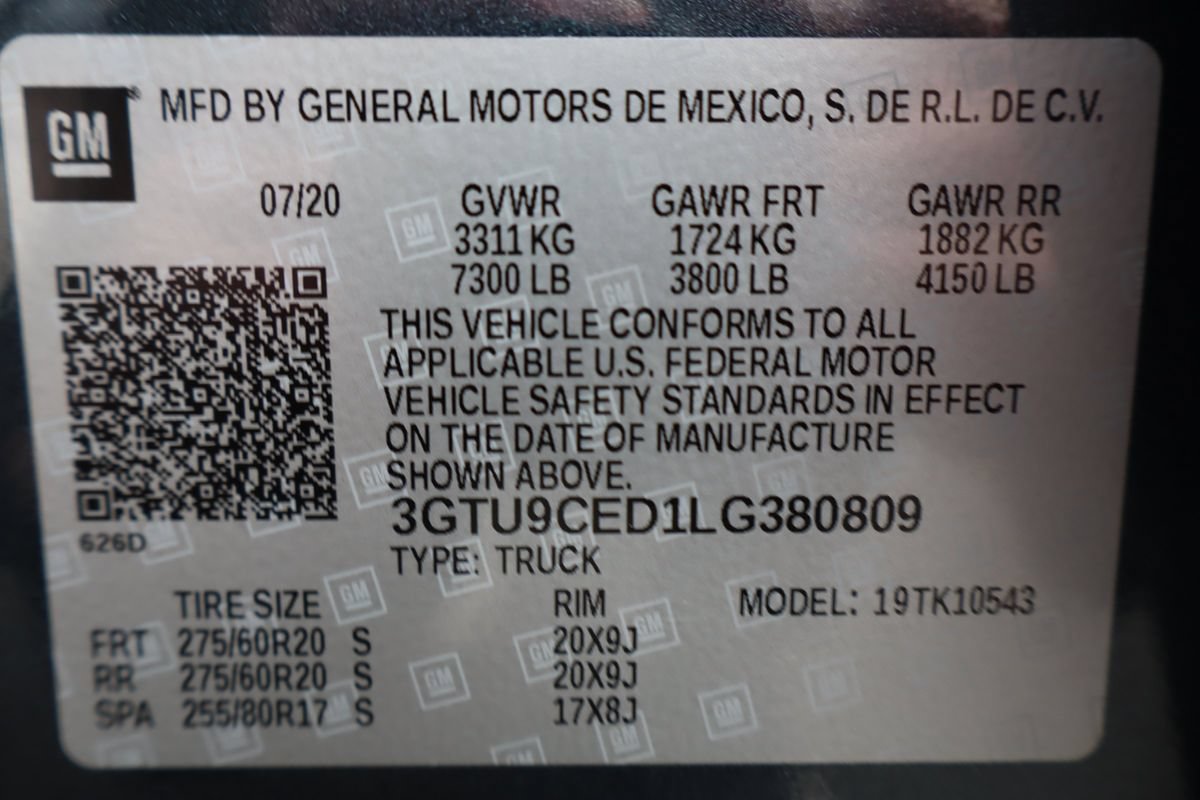 Used 2020 GMC Sierra 1500 Elevation w/ Elevation Value Package AWD/4WD image 45