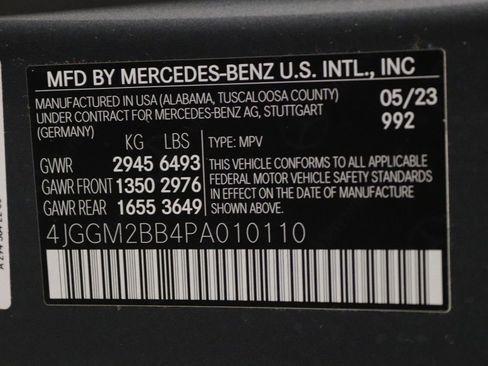 Certified 2023 Mercedes-Benz EQE 350+ SUV image 19