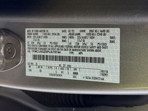 Used 2023 Ford Escape Active w/ Tech Pack #1 FWD image 72