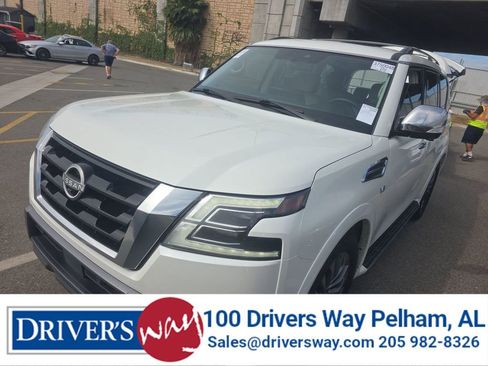 Used 2022 Nissan Armada Platinum w/ Captain's Chairs Package image 1