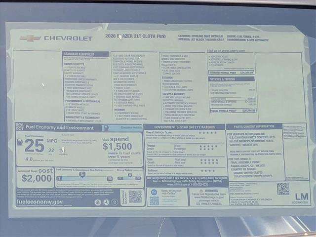 New 2026 Chevrolet Blazer LT FWD image 18