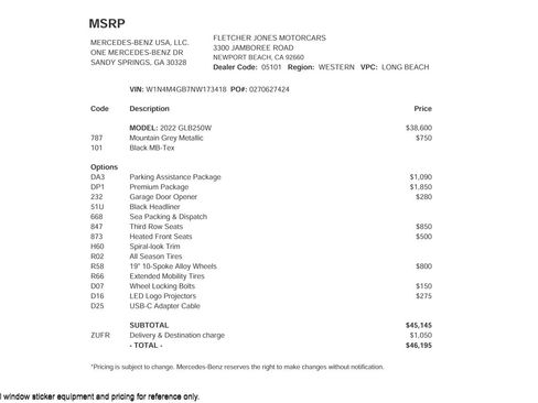 Used 2022 Mercedes-Benz GLB 250 image 3