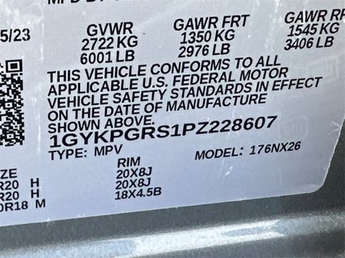 Certified 2023 Cadillac XT6 Sport w/ LPO, ONYX Package image 34