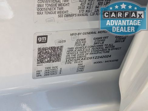 Used 2026 Chevrolet Silverado 1500 W/T w/ WT Value Package image 33