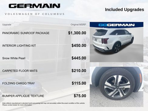Used 2022 Kia Sorento EX w/ Panoramic Sunroof Package AWD/4WD image 9
