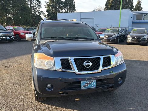 Used 2015 Nissan Armada Platinum w/ 2nd Row Captain Seat Package AWD/4WD image 1
